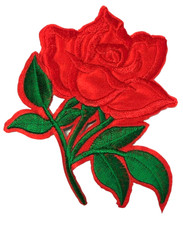 Patch Sew On Iron On Embroidered Clothing Hats Jackets Coat Hat FLOWER NEW A558