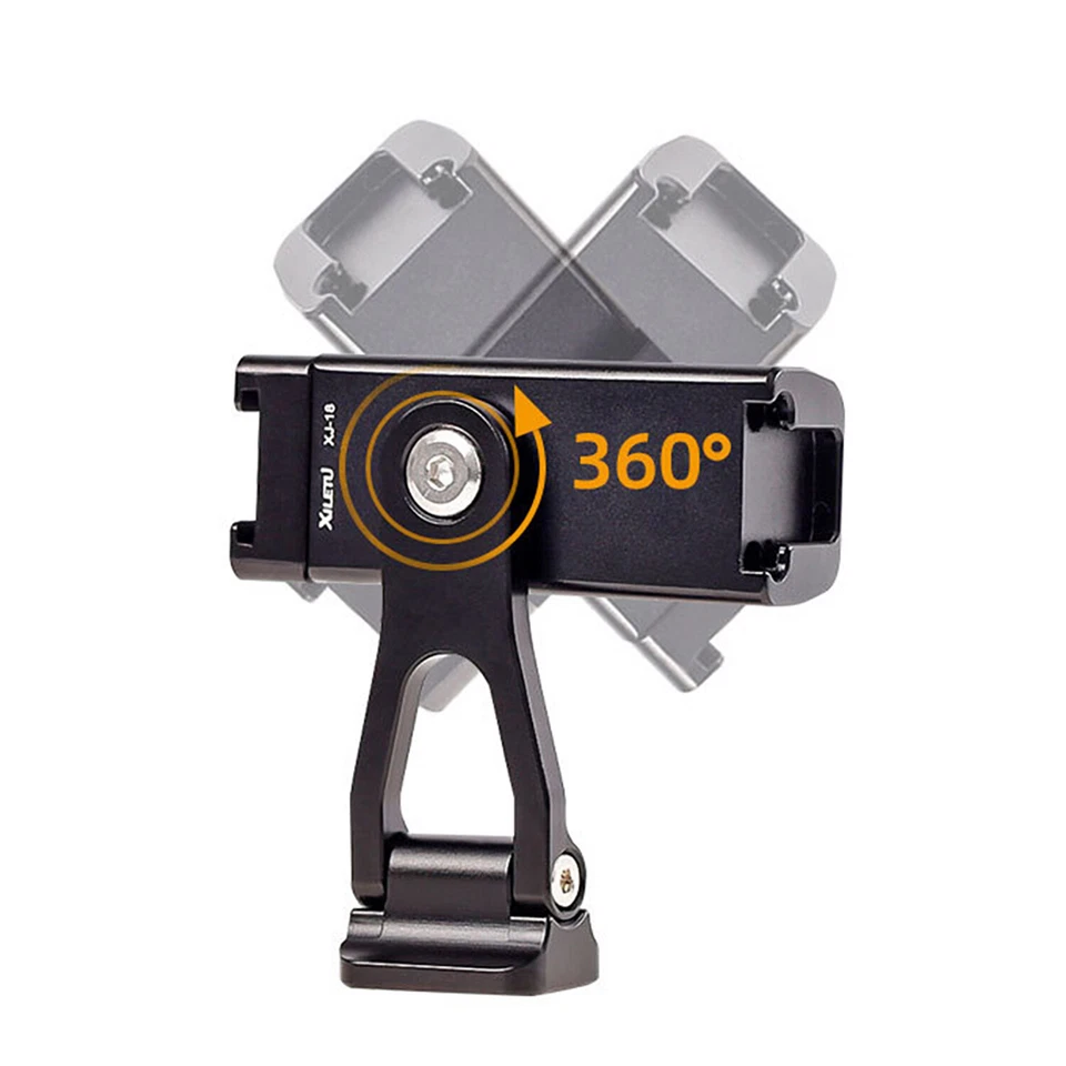 Portable Mini Camera Tripod Desktop Tripod Stand w/ Phone Clip For Mobile Phone - Image 3 of 4