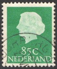 Netherlands 1956, Queen Juliana, Dutch Royalty, 85 cent VF