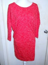 Express 3/4 Sleeve Red Striped Dress Size XS,S,M or L (B40)
