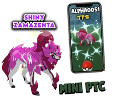 Pokemon Shiny Zamazenta Mini P T C 60k