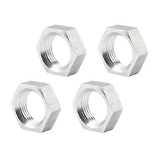 Allstar Performance ALL18293 5/8-18 LH Steel Jam Nuts Thin OD 4pk