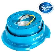 NRG Steering Wheel Quick Release Gen 2.8 NEW BLUE DIAMOND CUT SRK-280NB