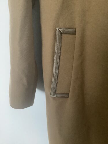 Aquascutum Wool And Cashmere Coat, Long, Brown, Belt, Size Large - Picture 12 of 13