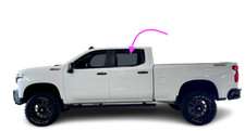 Fit 2014-2019 GMC Sierra 14-21 Chevy Silverado Driver Side Rear Door Glass CLEAR