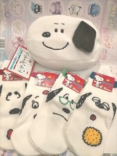 Snoopy 4 kinds socks Cotton ladies small size or kids with pouch
