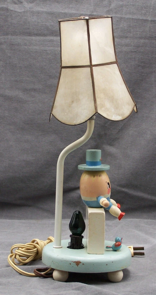 Lámpara infantil Humpty Dumpty Sat On A Wall años 50 E-24949 Young Designs Nueva York Foto 4 de 4