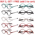 Vintage Round Reading Glasses Clear Lens Eyeglasses Women Men Presbyopic Glasses