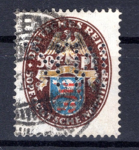 DR-Weimar 401 Con COMPANY HOLE/PERFIN Gest.