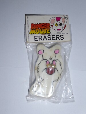 Radiergummi Danger Mouse Dare Dare Motus - Neu im Beutel (C196)