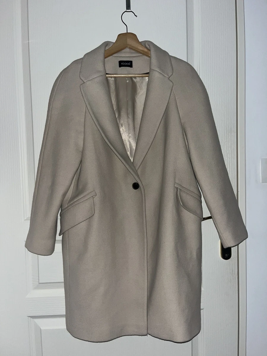 Gilet Kookai En Maille Coton Beige - Taille 36 - Occasion En État Quasi Neuf