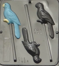Parrot Lollipop Chocolate Candy Mold  3404 NEW