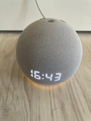 Amazon Echo Dot 4. Generation inkl. Uhr - weiß & original Ladekabel