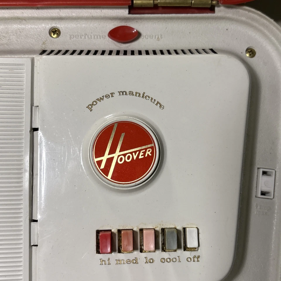 SECADOR DE PELO Y SECADOR DE UÑAS ELÉCTRICO HOOVER vintage probado funciona Foto 4 de 4