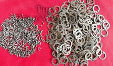 Chainmail Armor Repair Kit  Flat Riveted Rings  Round Dome Rivets  Mild Steel