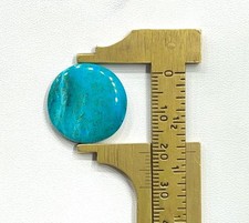 Kingman Turquoise Round Cabochon Gemstone Natural Kingman Turquoise 12 CT G0 26