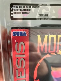 Mortal Kombat Sega Genesis - factory sealed - VGA 95 MINT GOLD - TOP POP