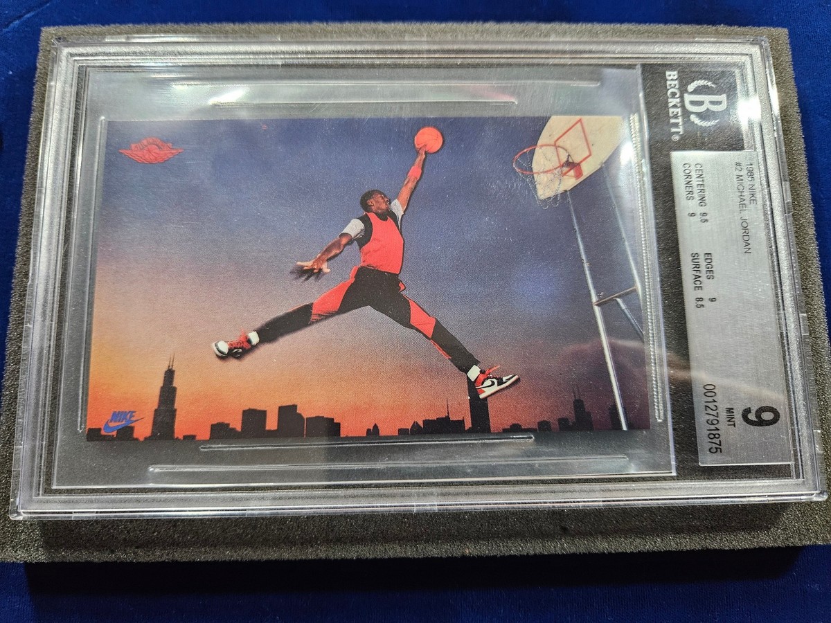 🌟BGS 9 MINT 1985 Nike Promo Michael 
