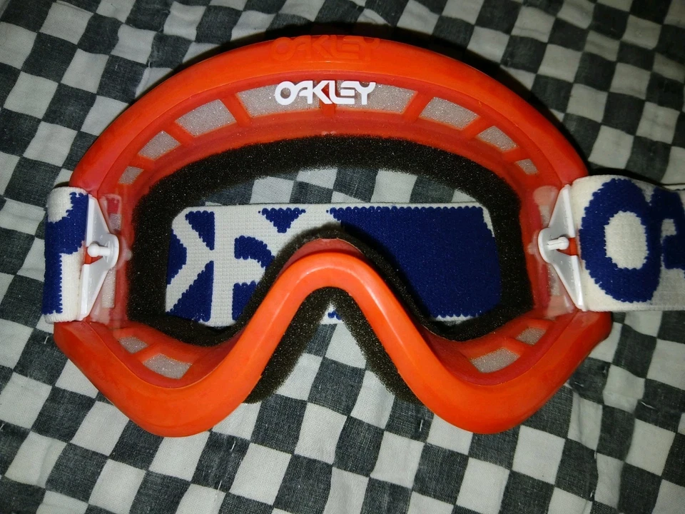 Винтажные розовые/синие очки/защита маски Oakley, мотокросс, Ама Скотт, 100 - Изображение 4 из 4