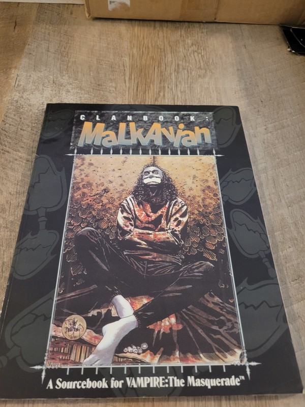 Malkavian Clanbook, Vampire, White Wolf 1e, World of Darkness, Rpg, Decent