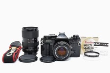 Near MINT Canon AE-1 AE1 Program NFD 50mm F1.8 35-70mm f/4 From JAPAN