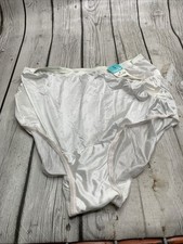 VTG Vanity Fair Panties NWT Size 5 Brief Nylon White Style 15012 Stretch