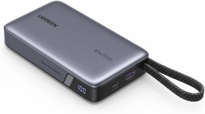 UGREEN Nexode Power Bank, 20000mAh 67W Schnellladen mit Integriertem USB-C