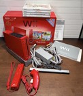 Nintendo Wii 25th Anniversary Limited Red Console bundle w/ Box tested **READ**