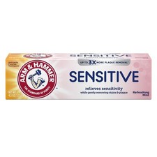 Arm & Hammer Sensitive Teeth & Gums Toothpaste Refreshing Mint 4.5 oz Pack of 12 1.38 per gallon