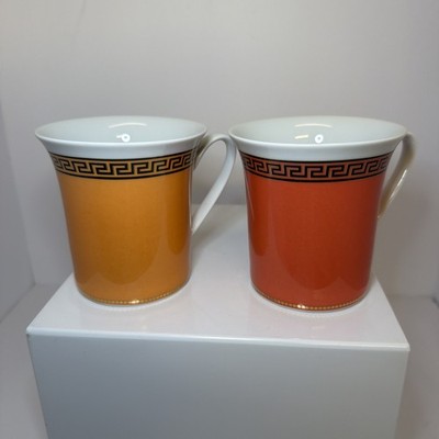 2 Versace Orange Ikarus cup