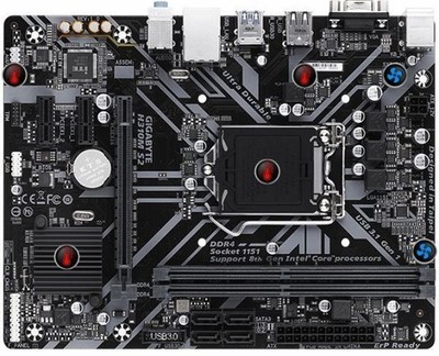 GIGABYTE H310M S2 2.0 LGA 1151 Micro ATX DDR4 Mainboard für Intel CPUs