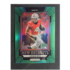 Jeremiah Smith 2025 Panini Prizm Draft Picks #25 New Recruits Green Prizm