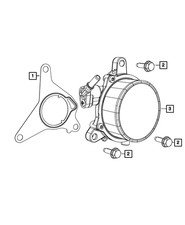 Genuine Mopar Vacuum Pump 68460642AA