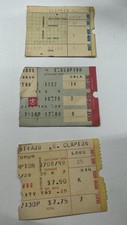 Eric Clapton Lot 3 Vtg Concert Ticket Stubs 1974-75 Forum 461 Ocean Boulevard