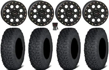System 3 SB-7 15" Wheels Bk (5+2) 32" Coyote Tires Textron Wildcat XX