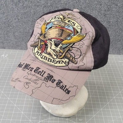 Disney Pirates Caribbean Hat Dead Men Tell No Tales Embroidered POC Strap Back