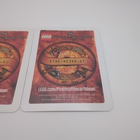 Lego Pirates of the Caribbean BLACKBEARD Trading Card (2011) From 4195. Mr Gibbs