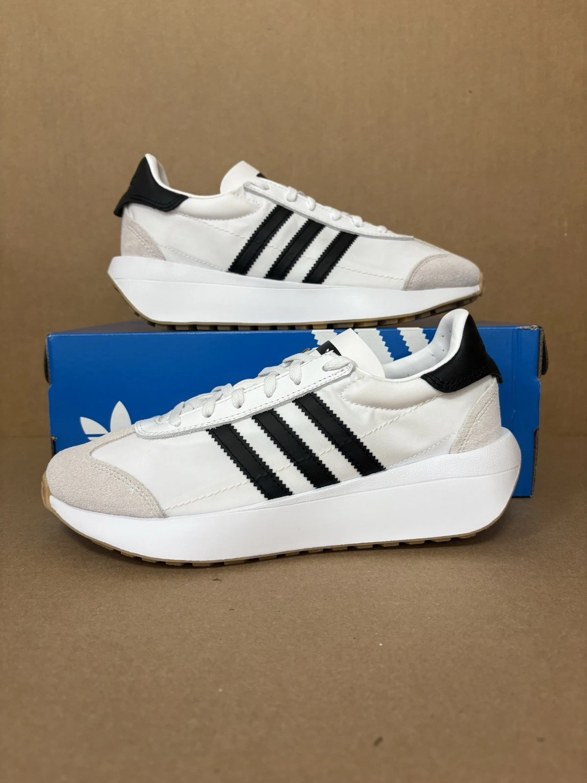 Sneakers Adidas Originals Country XLG J bianco nero ID0102 taglia 6M