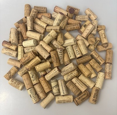 100 Ct. Premium Wine Corks Assorted - PREOWNED EXCELLENT COND