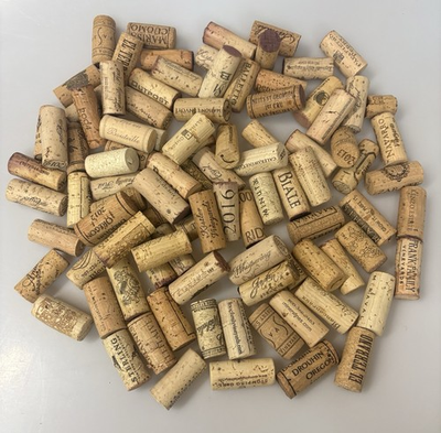 #ad 100 Ct. Premium Wine Corks Assorted PREOWNED EXCELLENT COND $23.00