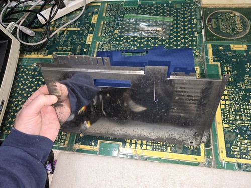Atari 800 XL Exact Innenboden Metall & Pappeinlage mit Schrauben - intakt - OK - LESEN - Bild 18 von 19