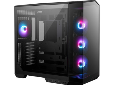 MSI MAG PANO 100R PZ Project Zero Mid Tower ATX Gaming Case, Tempered Glass,