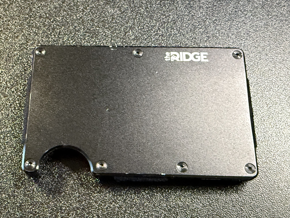 the-ridge-rfid-blocking-men-s-wallet-cash-strap-royal-black-used-ebay