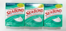 Sea-Bond Denture Adhesive UPPERS 30 ct ( 3 boxes ) MINT green