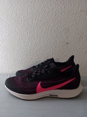 Nike Air Zoom Pegasus 36 Flyease Women's Size 10 Black Pink BV0614-003