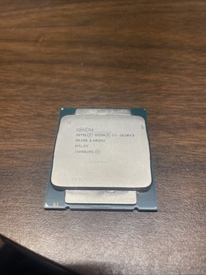 Lot of 2 Intel Xeon E5-2630 V3 CPU Processor 8 Core 2.40GHZ 20MB L3 Cache SR206