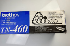 Brother TN-460 Black Toner Cartridge OEM High Yield Open Box Unused