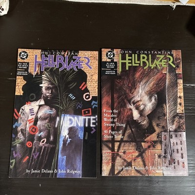 John Constantine HELLBLAZER #1 & 2 Jan 1988 (DC) Dave McKean 1st Papa Midnite