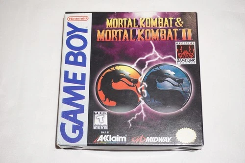 Mortal Kombat I & II 1 2 (Nintendo Game Boy Game Boy) Complete in Box CIB