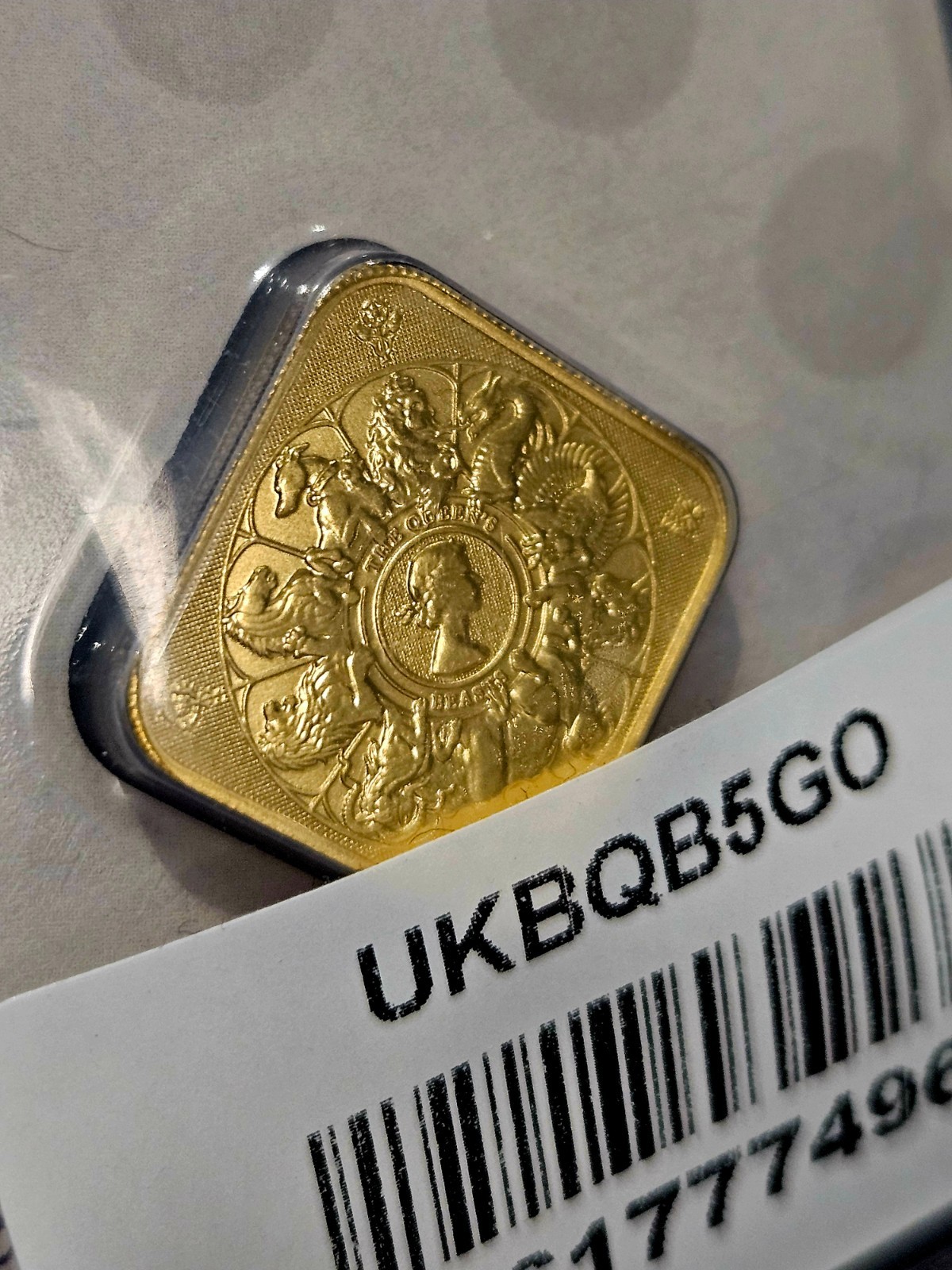 The Royal Mint Queen's Beasts 5g Gold Bullion Bar 24ct - Limited to 1,500 *RARE*